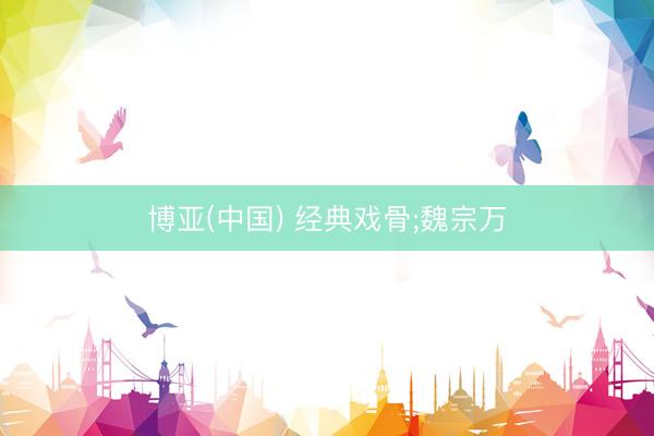 博亚(中国) 经典戏骨;魏宗万